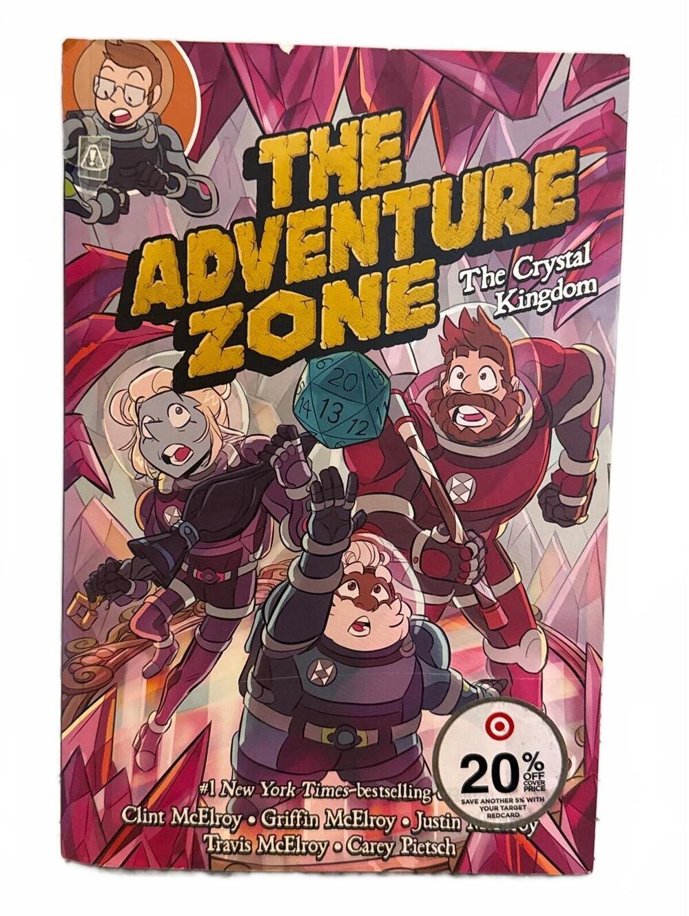 The Adventure Zone 4 The Crystal Kingdom Paperback Graphic Novel Flaw Cover Tear